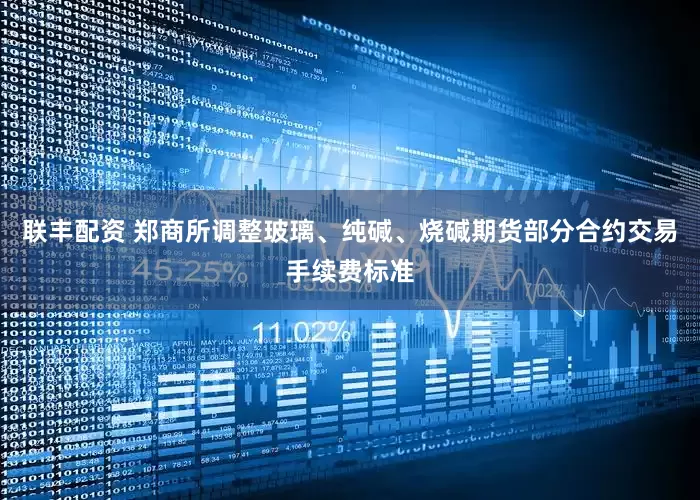 联丰配资 郑商所调整玻璃、纯碱、烧碱期货部分合约交易手续费标准